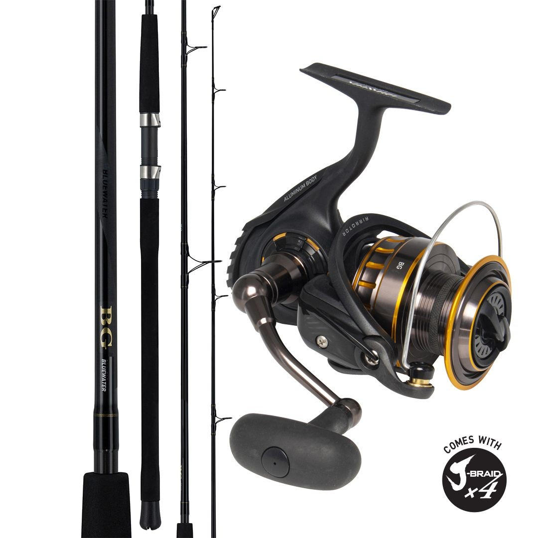 Daiwa BG 16 5000 / BG Bluewater S792-3/5 + J-Braid + Diverstar