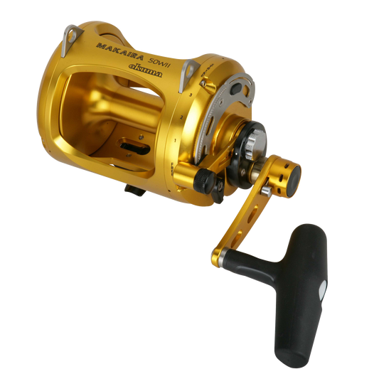 CD - Okuma REEL GAME MAKAIRA 50 WIDE 2 SPEED GOLD