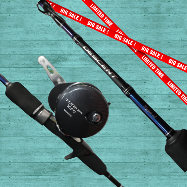 Shimano Torium 16HG + PE3 Shimano Descent J 5'8"