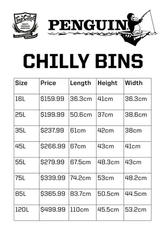 75L Penguin Chilly Bin